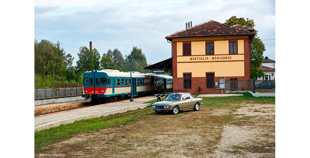 Treno storico nel Monferrato